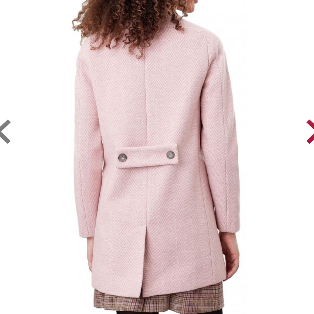 NWT Joules Addington Pink Herringbone US 6 - Picture 4 of 6